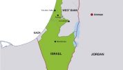 Landkarte von Israel und dem Toten Meer