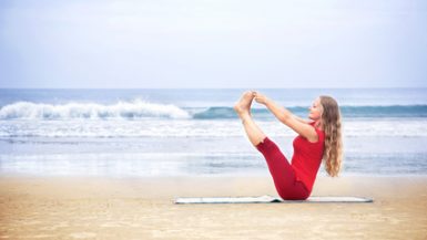 Das Boot lernen im Yoga