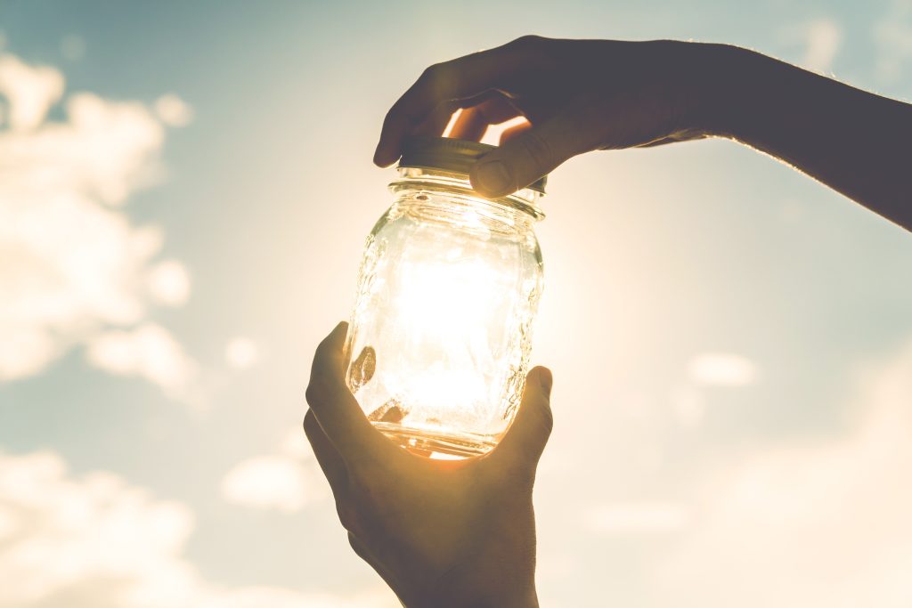 Jar of good thoughts als nachhaltige Geschenkidee