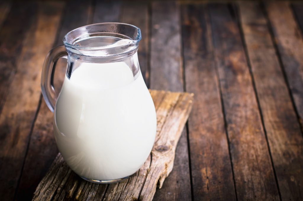 Calciumreiche Ernährung durch MIlch