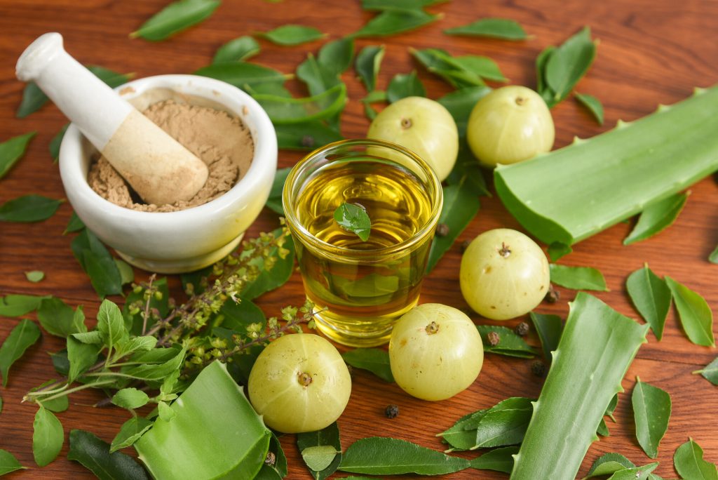 Amla-Beeren bei Ayurveda gegen Hautkrankheiten