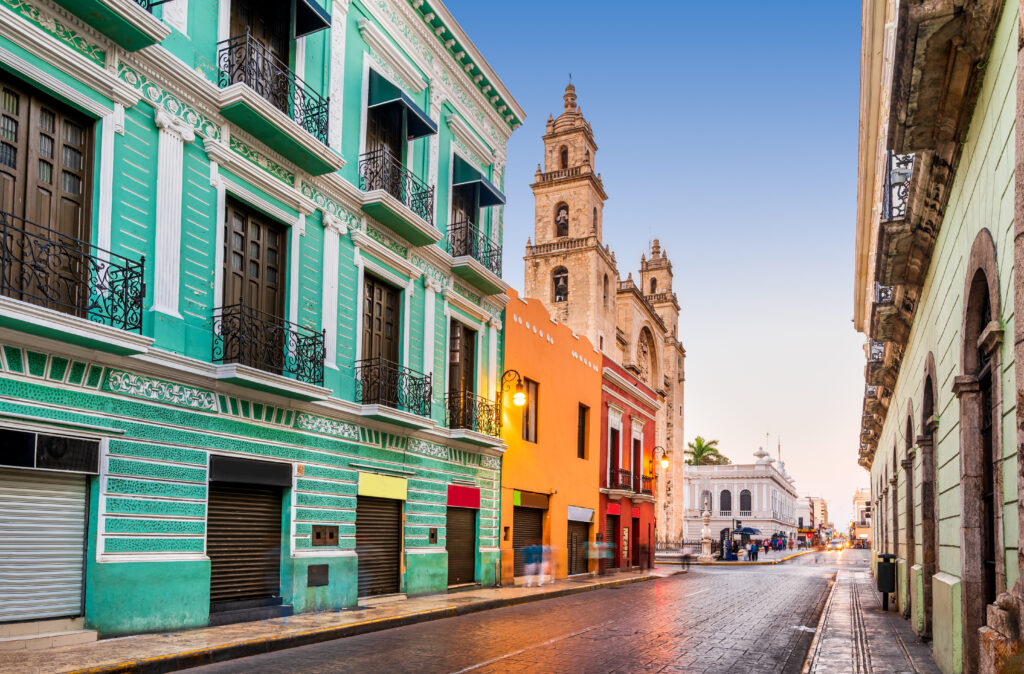 Die Catedral de San Ildefonso in Mérida.