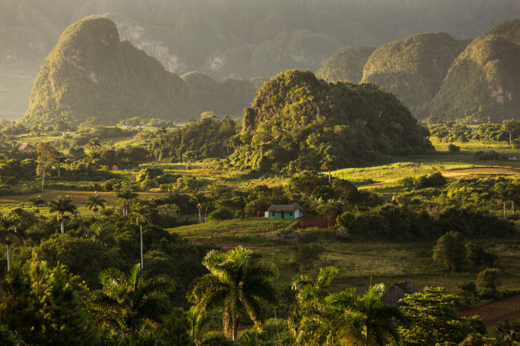 Die Mogotes im Valle de Vinales.