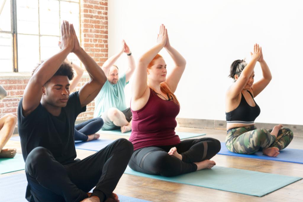 Ein Yoga-Kurs