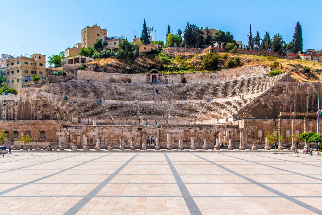 Blick auf das Römische Theater von Amman