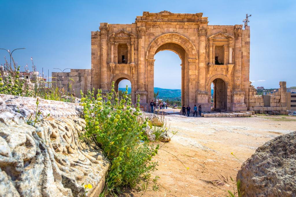 Der Hadriansbogen in Jerash