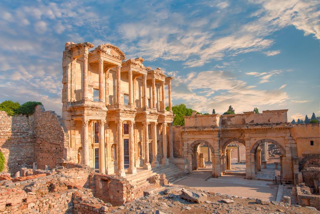Antike Ruinen in Ephesus