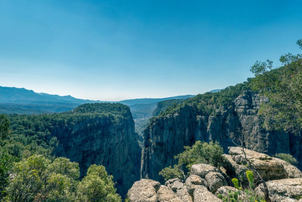 Blick auf eine Schlucht im Köprülü-Kanyon-Nationalpark