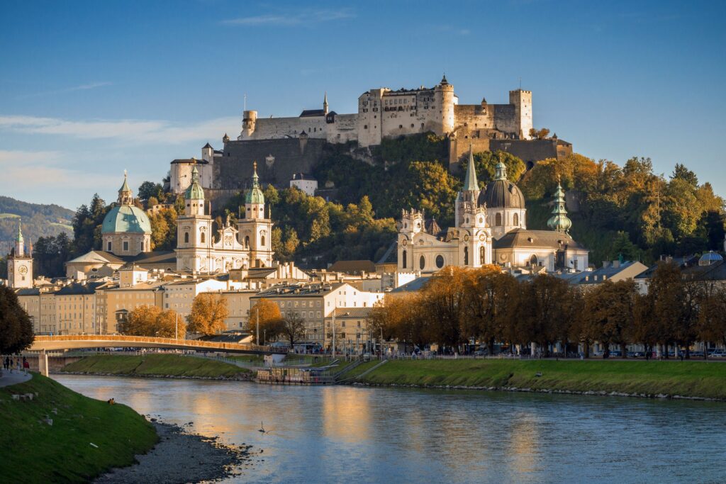 Blick auf die Festung Hohensalzburg