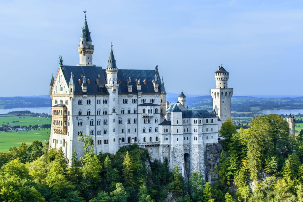 Blick auf Schloss Neuschwanstein